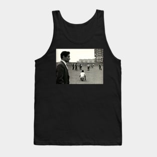 Pasolini Watching the Suburbs – Italian Neorealism Icon Tank Top